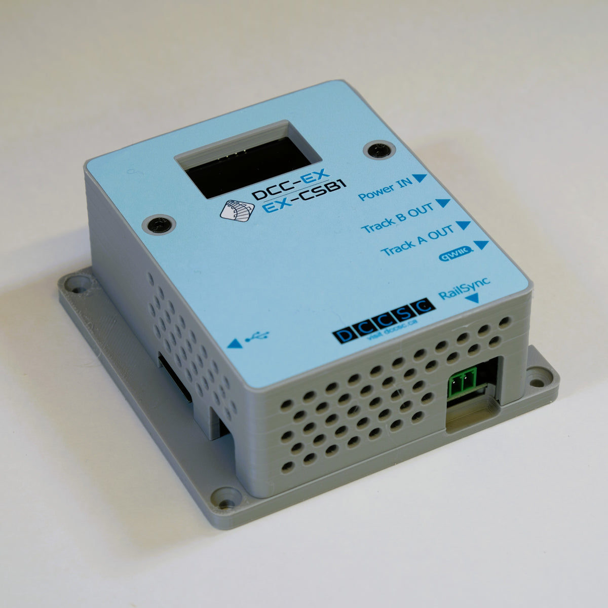 DCC-EX CSB1 DCC Command Station + Enclosure  -- Assembled [item csb1-ce]