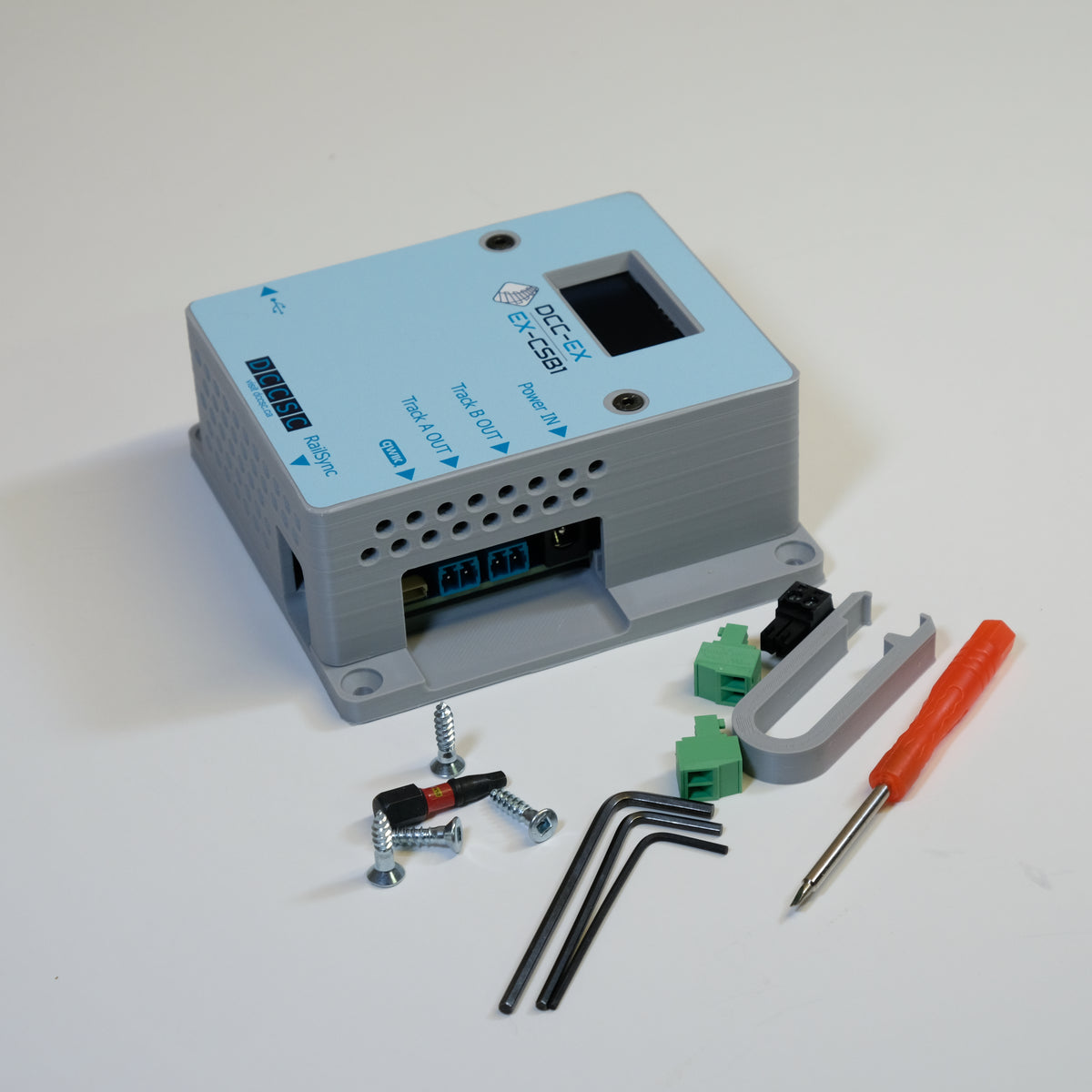DCC-EX CSB1 DCC Command Station + Enclosure  -- Assembled [item csb1-ce]