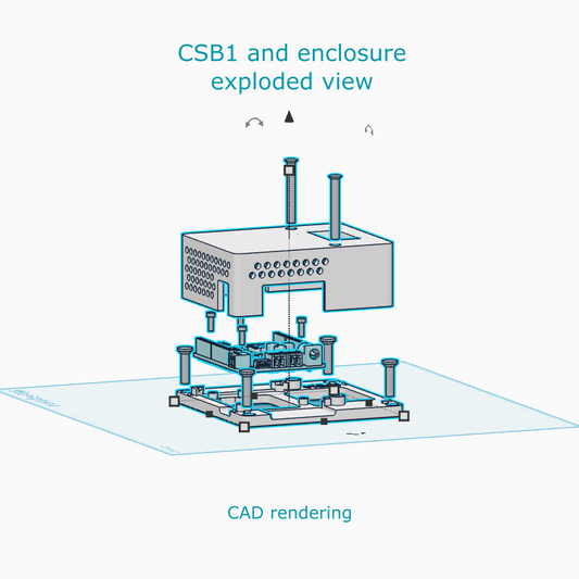 FREE DCC-EX CSB1 Enclosure Hardware Self-Print Kit and Hardware Specifications [item csb1-es]