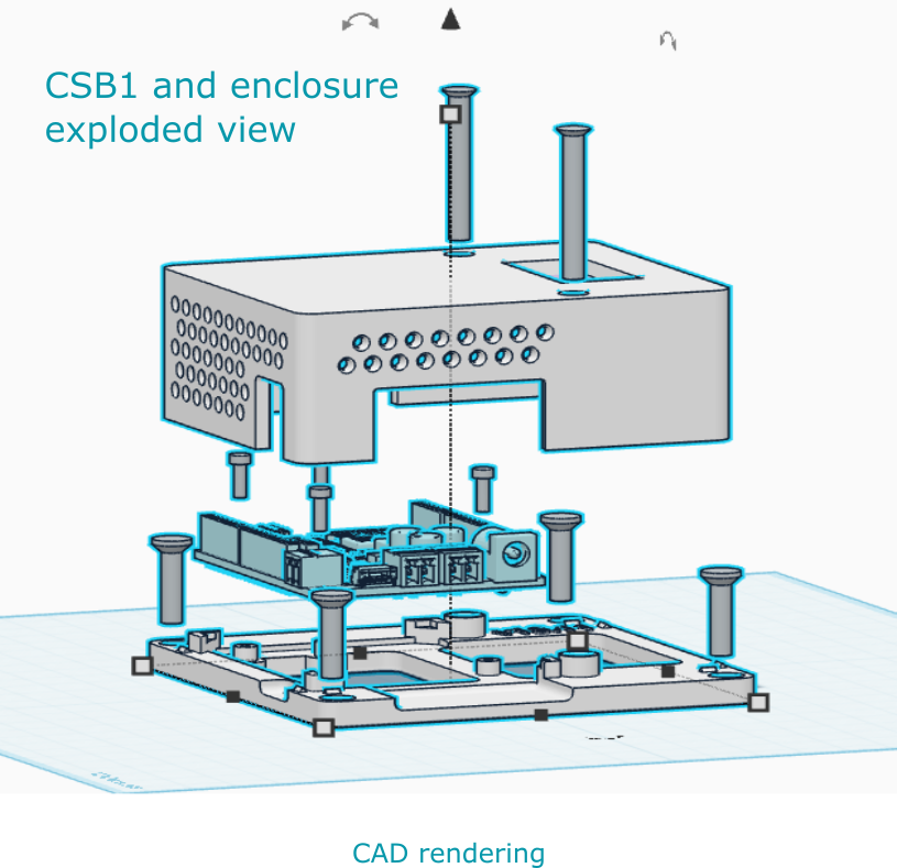 DCC-EX CSB1 DCC Command Station Classic + Power Supply [item csb1-cp]
