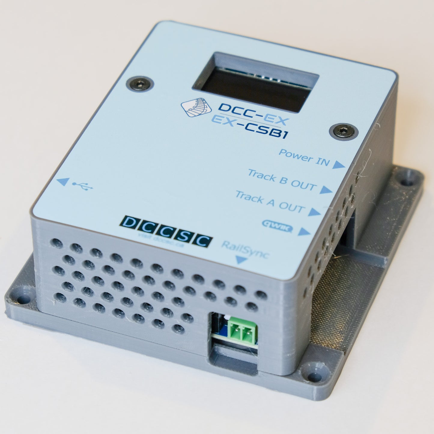 DCC-EX CSB1 DCC command station / booster + power adaptor + enclosure ASSEMBLED [item csb1-cep]