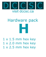 CSB1 hardware pack H [item csb1-hh]