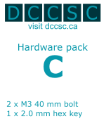 CSB1 hardware pack C [item csb1-hc]